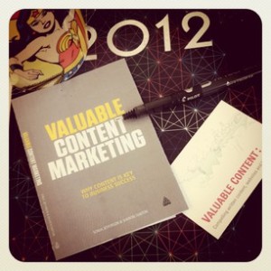 Valuable Content Marketing book writing