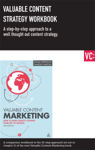 Valuable Content Strategy Workbook